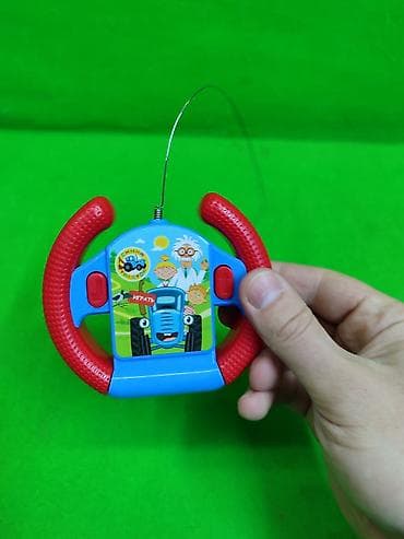 Детский транспорт: Синий трактор игрушка радиоуправляемая🌟 Комплектация товара: пульт — 6