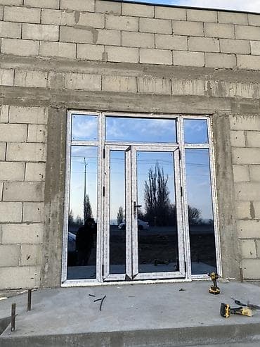 камни для стоун терапии: Алюминиевое окно на заказ, Тип окна: Витражные, Декоративные особенности: Фрамуга, Платная установка, Без рассрочки — 7