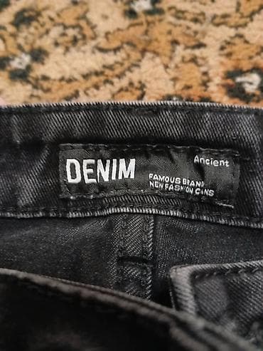 Жынсылар: Джинсы MARSONG, черный деним - Модель: зауженные (slim/skinny) — 4