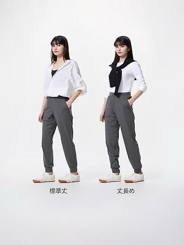 юникло спортивный костюм женский: Спортивные брюки UNIQLO, темно‑серые - Легкая быстросохнущая ткань с — 6