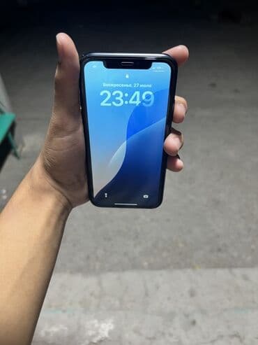 айфон х: IPhone Xr, Колдонулган, 64 ГБ, Кара, Коргоочу айнек, Каптама, 100 % — 6