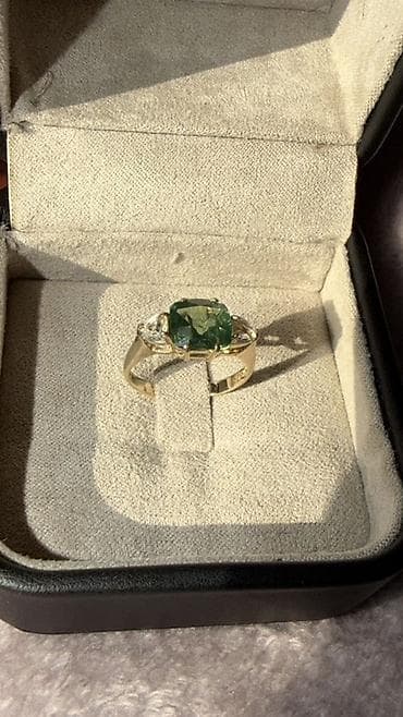 мибент 5: Кольцо, Помолвочное, Проба 585, Женские, Циркон, Ручная работа, Новый — 3