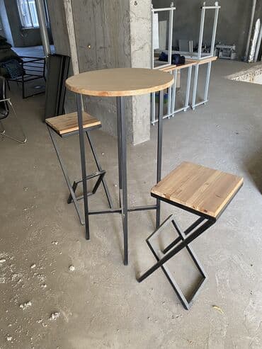 столы и стулья для кафе недорого: Стол и стул для кафе, Б/у, Самовывоз — 2