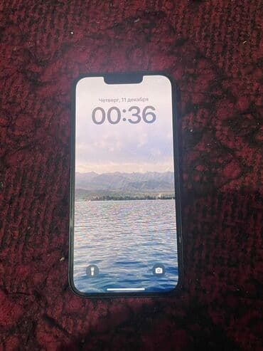 ноутбук бу бишкек: IPhone 13, Б/у, 128 ГБ, Черный, Коробка, 71 % — 1