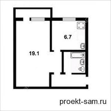 квартира чапаева: 1 комната, С мебелью частично — 1