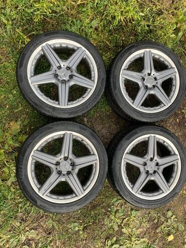 машина ман: Дөңгөлөктөр монтажда 245 / 45 / R 19, Кыш, Колдонулган, Комплект, Жеңил унаалар, Куйма, тешиктери - 5 — 2