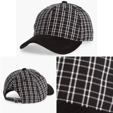 Айымдардын кийими: BP. Университетская бейсболка в клетку.Простая клетка на оконном — 2