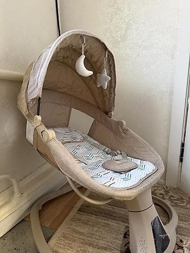 калыб: Электронные качели-люлька Mastela - Формат 2-в-1: уютная люлька с — 2