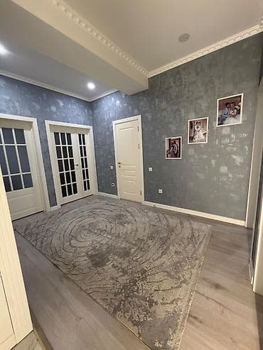 Квартиры: 3 комнаты, 84 м², Манаса/Боконбаева Элитка, 10 этаж, Дизайнерский ремонт — 1