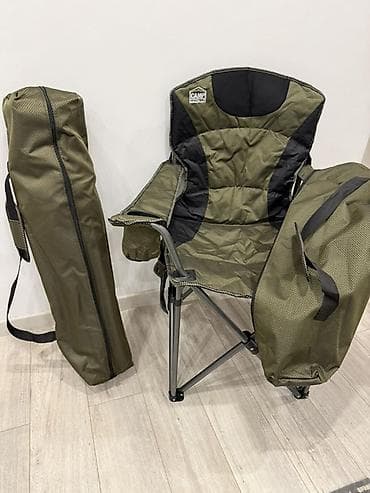 форе: Походный складной стул, Новый, Другой материал, цвет - Зеленый — 2