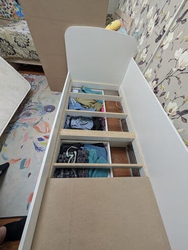 детскую кровать 7 в 1: Керебет, Кыздар үчүн, Матрас, ДСП — 2