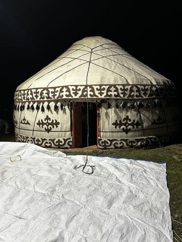 где можно купить палатку для отдыха: Аренда юрты, Каркас Деревянный, 85 баш, Казан, Посуда, Самовар — 7