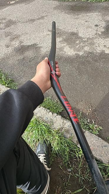 велик фикс цена: Руль для горного/дёрт-байка LUNJE - Материал: алюминий (легкосплав) — 2