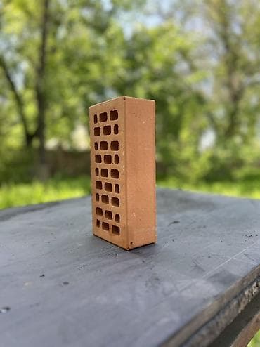 трафарет кирпич: Кирпич пустотелый (щелевой), керамический и силикатный — образцы — 8