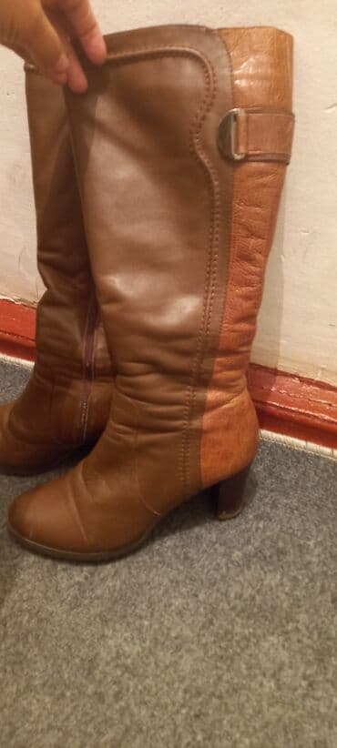 обувь для охоты: Сапоги натуральная кожа, натуральный мех. Размер 36. Отдам очень — 2