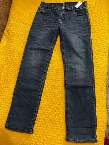 Киреге берилүүчү кийимдер: Продаются новые утеплённые флисом джинсы фирмыGap, на 14/16 лет(рост — 1