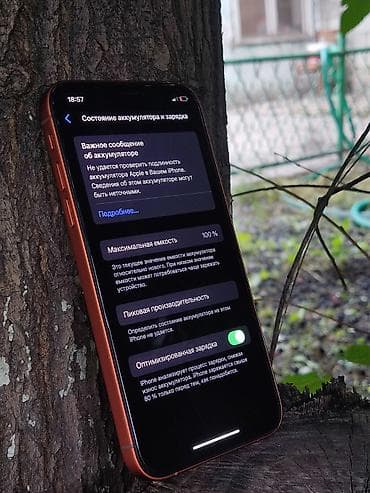 android phone: IPhone 17 Pro, Б/у, 64 ГБ, Оранжевый, Зарядное устройство, 100 % — 3