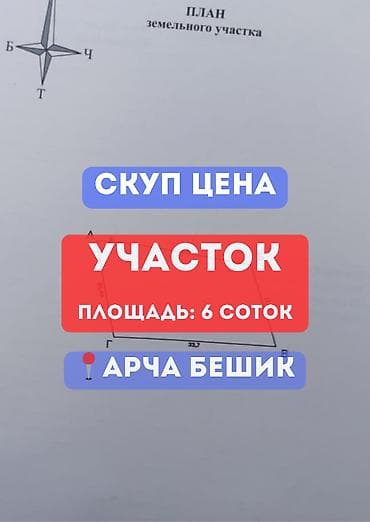 элитные дома в бишкеке: 6 соток, Для строительства, Красная книга, Тех паспорт, Договор купли-продажи — 1