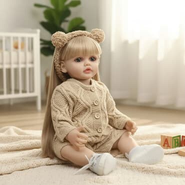 оюнчук пистолет: Кукла Реборн (говорящая), 55 см рост, в комплекте: соска, бутылка — 1