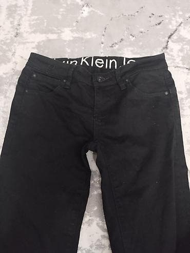 джынс: Джинсы, Скинни, Calvin Klein, Средняя талия, Стрейч, S — 1
