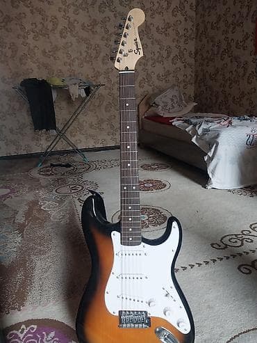 Гитаралар: Продаю комплект электрогитара Squier stratocaster, комбоучилитель — 2