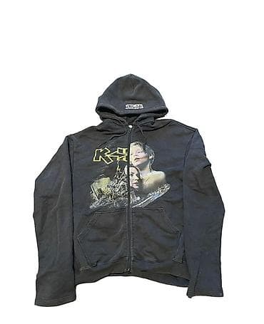 Толстовка Vetements Titanic zip hoodie - Цвет: черный - Принт