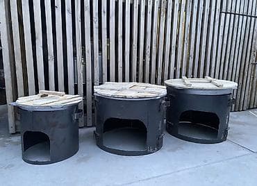 Казановые печи и казаны для приготовления на открытом огне -