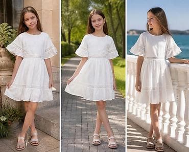 платья осень: Детское платье, цвет - Розовый — 5