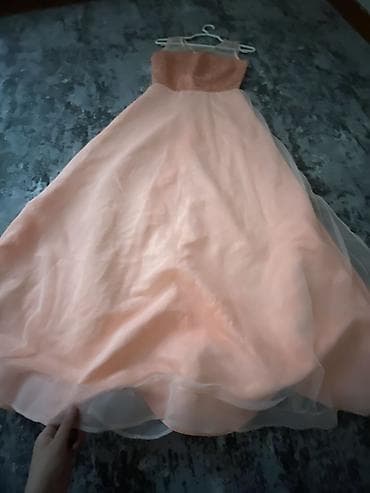 кофточки: Вечернее платье, А-силуэт, Длинная модель, Фатин, С рукавами, Стразы — 2