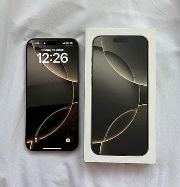 iphone 16 512: IPhone 16 Pro Max, Б/у, 512 ГБ, Natural Titanium, Чехол, Коробка, 92 % — 1