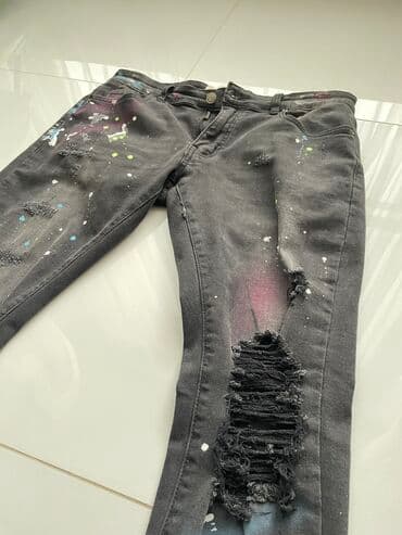 джинсы на девочку: Джинсы, Скинни, США, Рваные, 2XS — 2