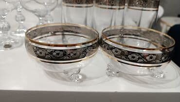 колыбель бу: Продаю,фужеры,стаканы,рюмки, производство Чехия,все по 6шт,вазы под — 2