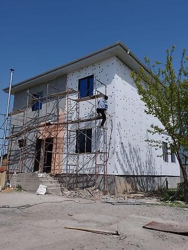 Утепление фасада | Керамзит, Пенопласт, Пенополиуретан Больше 6 лет опыта at lalafo.kg Утепление фасада | Керамзит, Пенопласт, Пенополиуретан Больше 6 лет опыта