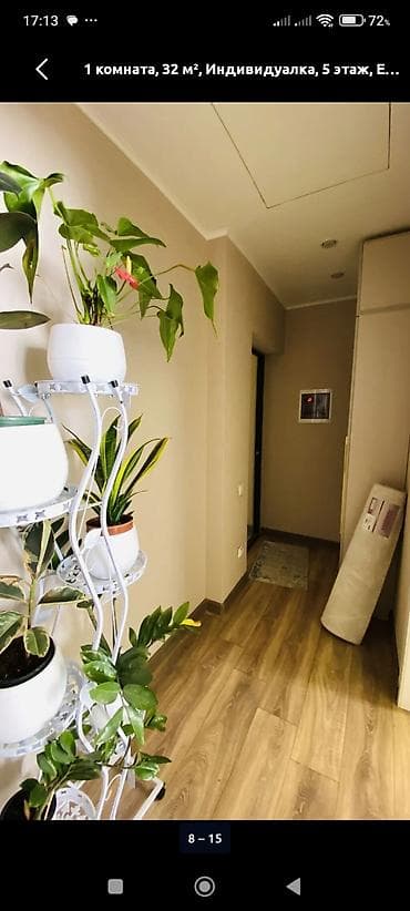 1: 1 комната, 32 м², Индивидуалка, 5 этаж, Евроремонт — 4