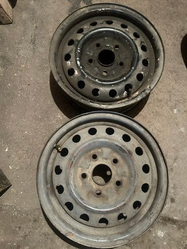 колесо маз: Железные Диски R 14 Пара, отверстий - 5, Б/у — 9