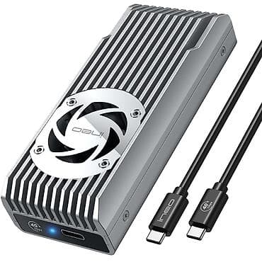 hub type c: Кейс c вентилятором для ssd с поддержкой USB4, Thunderbolt 3/4/5 Кейс — 1