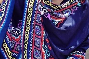 платки шарфы: Цвет - Черный — 4