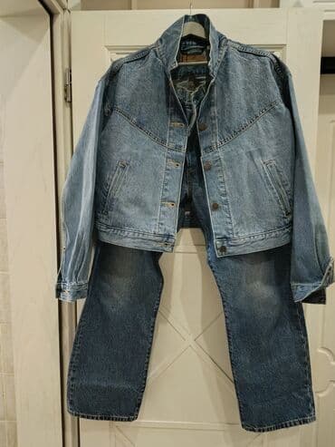 джинсовку: Джинсовая куртка, Свободная модель, Укороченная модель, XL — 4