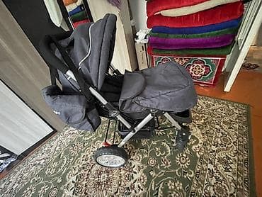 Балдардын кийим-кечелери жана бут кийимдери: Прогулочная коляска с возможностью раскладывания спинки до почти — 3