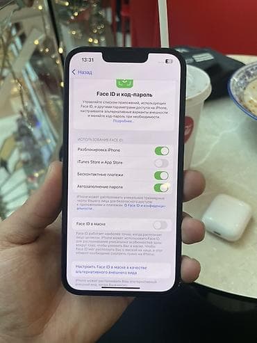 iphone sr: IPhone 13, Б/у, 128 ГБ, Midnight, Чехол, Кабель, 92 % — 7