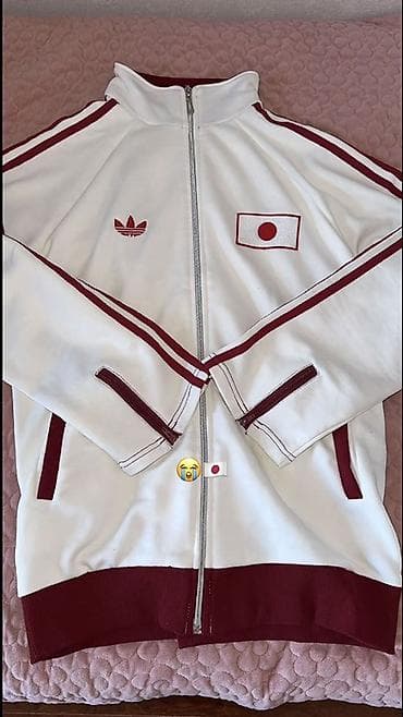 nike tech flece: Олимпийка, Adidas, На молнии, Япония, M — 1