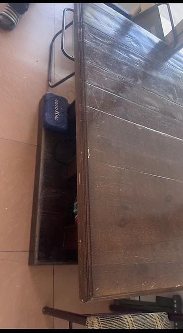 стол кухни: Деревянный стол ручной сборки есть 8 шт - Материал: массив дерева - — 1