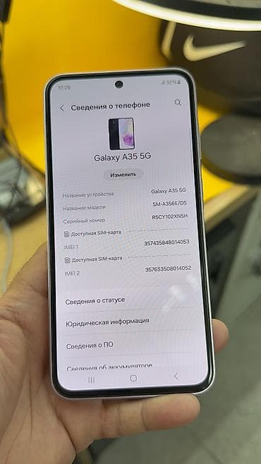 galaxy tab e: Samsung Galaxy A35 5G, Б/у, 256 ГБ, 2 SIM — 8