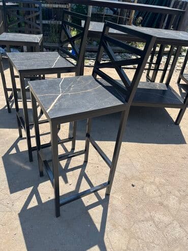 барные стулья столы: Стулья барные в стиле лофт Очень качественные стулья есть с спинкой и — 2