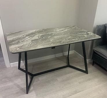 Ашкана столдору: Обеденные/рабочие столы из керамогранита на заказ, реализуем ваши — 1