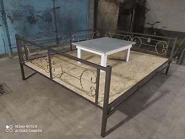 Двуспальная кровать, Новый, Каркас без матраса, длина - 2500 см