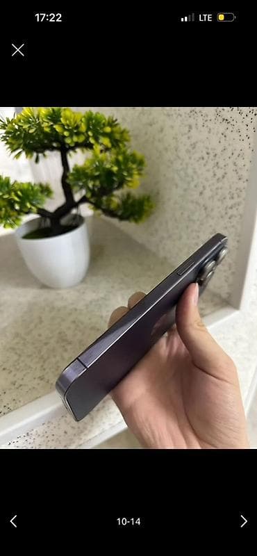 iphone 14 pro max black: IPhone 14 Pro Max, Б/у, 128 ГБ, Deep Purple, Коробка, 79 % — 10