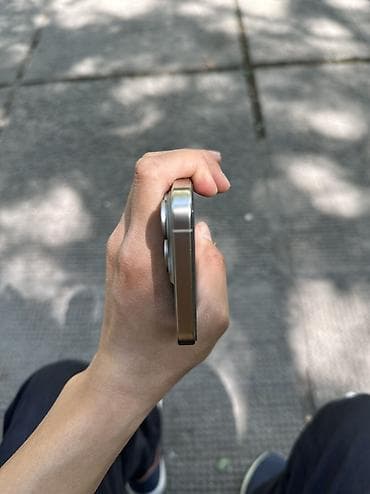 iphone 15 pro бу: IPhone 15 Pro, Б/у, 256 ГБ, Серебристый, Защитное стекло, 82 % — 2