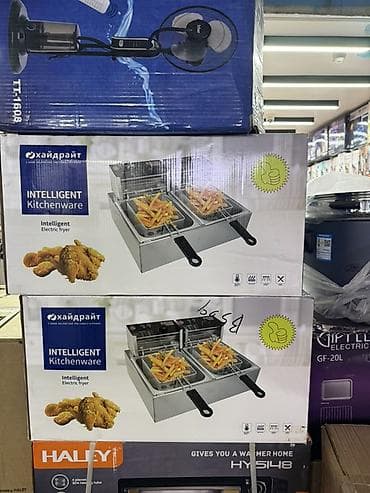 Двухсекционная электрическая фритюрница «Intelligent Kitchenware» -