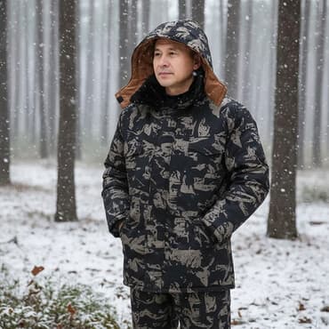 надом пиджак: Доставка по городу Бишкек бесплатно. Зимний камуфляжный комплект для — 2